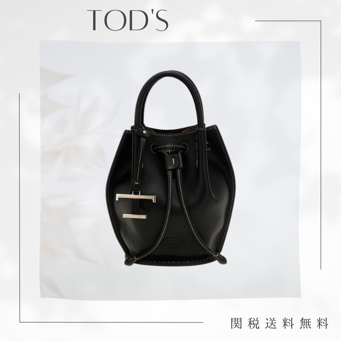 TOD'S トッズ レザー バケットバッグ ミニ 2WAY