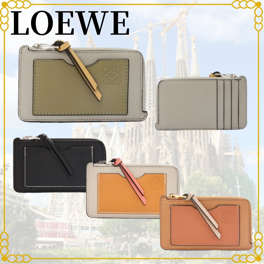 新作☆LOEWE ロゴ コインカードホルダー