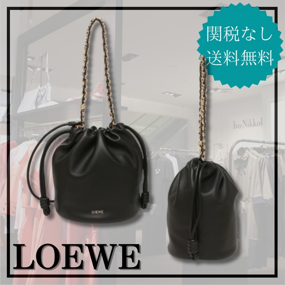 【LOEWE】フラメンコパース バケット（メローナパラム）