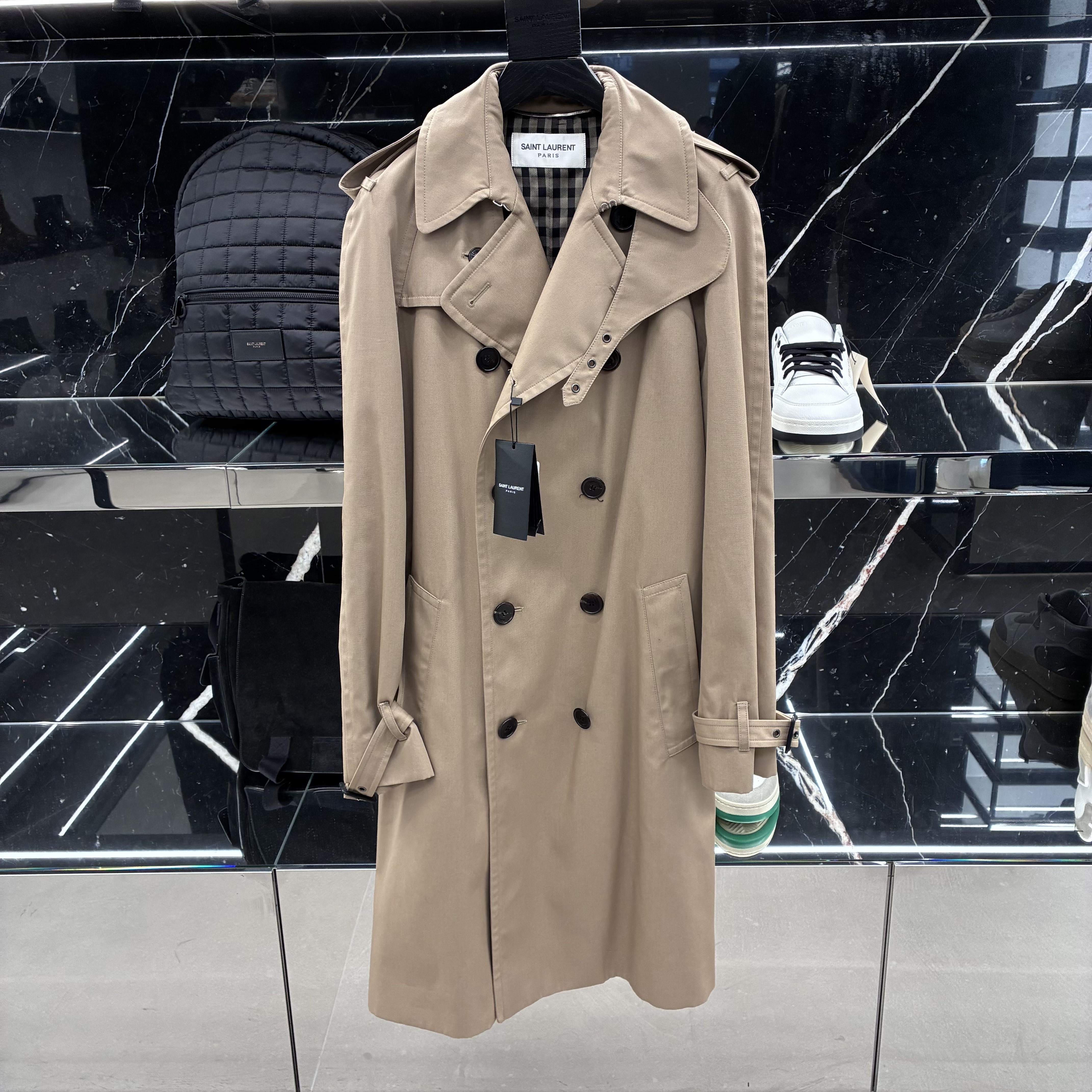 【VIPセール！】SAINT LAURENT（サンローラン）トレンチコート