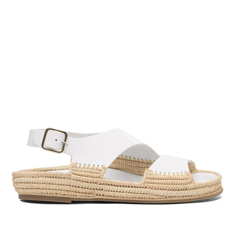 サンダル・ミュール PALOMA BARCELO SS25 Sandals (TULLIE COWHIDEWHITE)