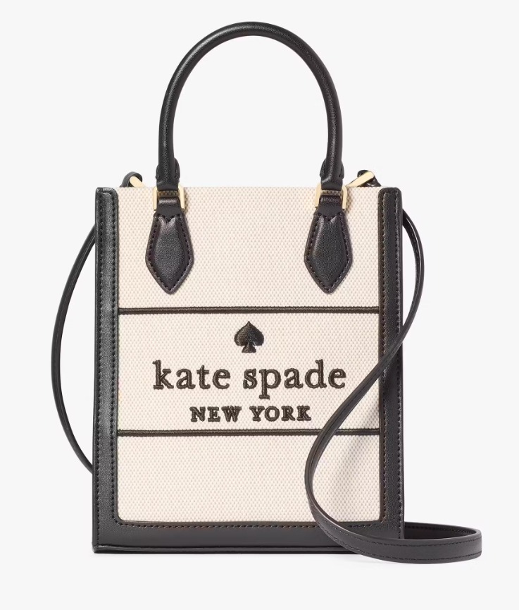 KATE SPADE エリーキャンバスミニトート