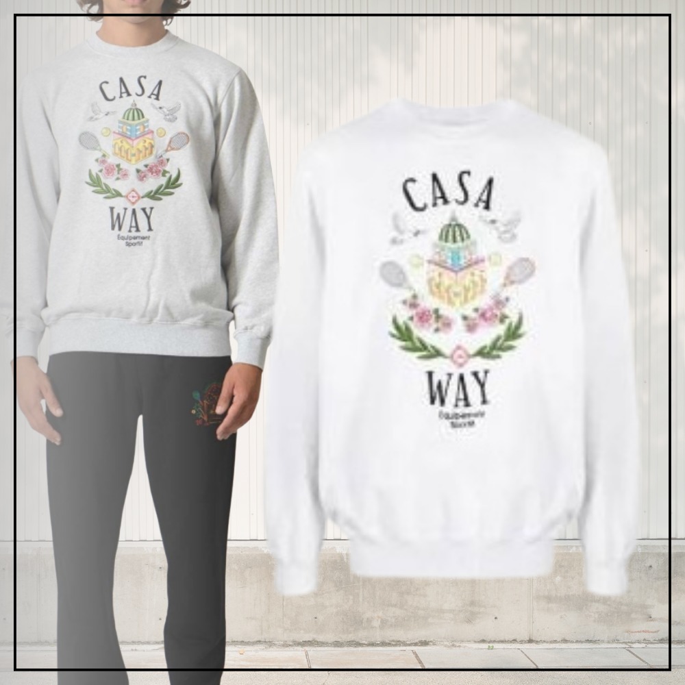 【コムドットゆうま着用】CASABLANCAカーサウェイスウェット