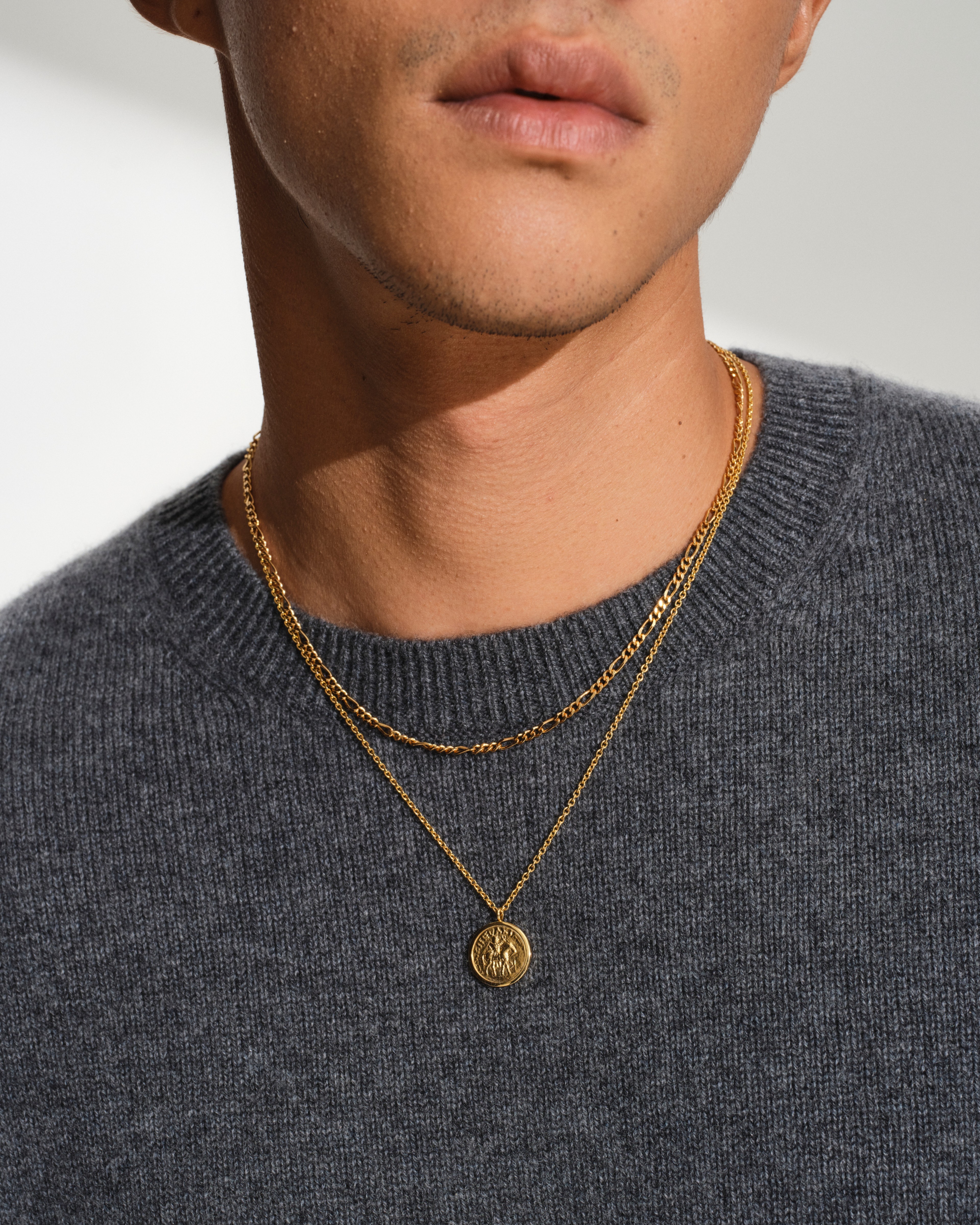 大人気【Tom Wood】Coin Pendant Gold 20.5inch