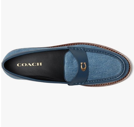Coach コーチ \"C\" テーラード クラシック レザー ローファー