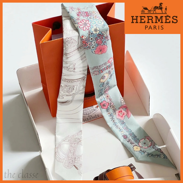 【一つは持ちたい♪】HERMES ツイリー シルクリボン