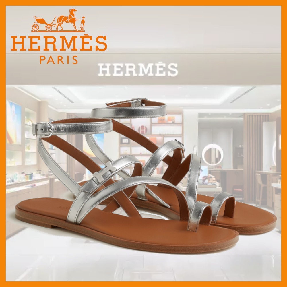 【上品な存在感を放つ♪】HERMES サンダル