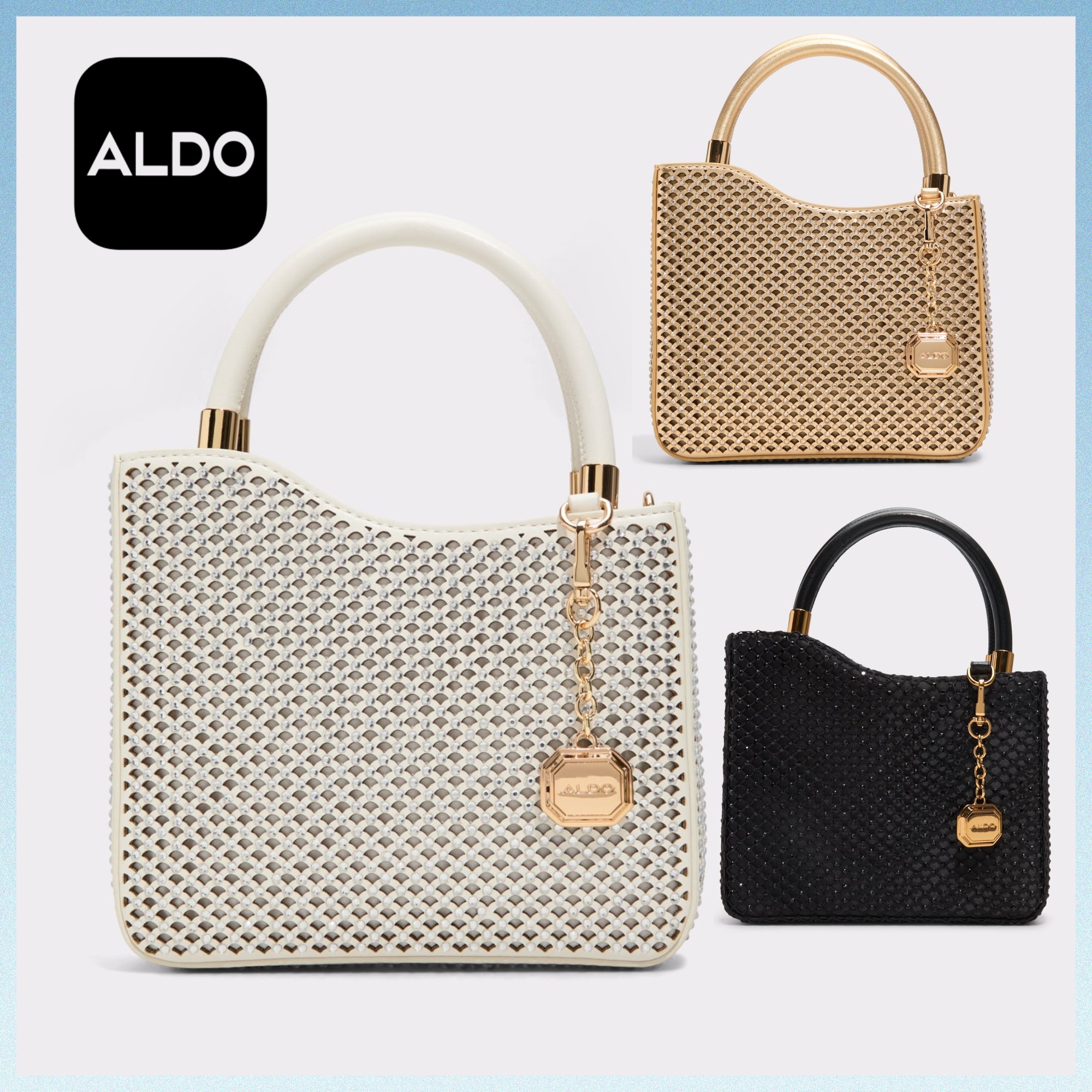 ALDO☆ 2ウェイ・トップハンドルバッグ Sunsparkle