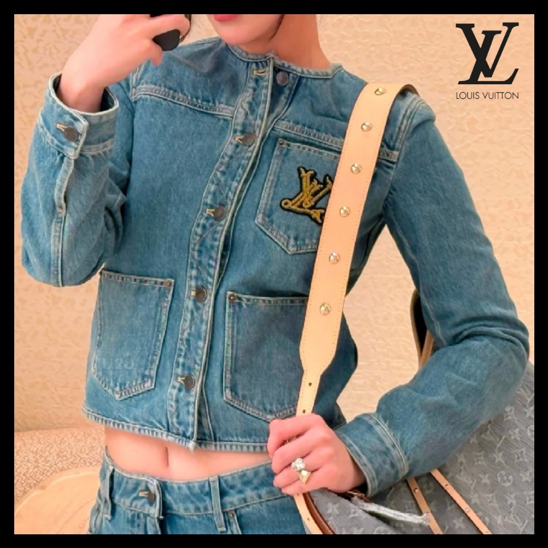 【LV◆カジュアル！】 Louis Vuitton デニム フィットジャケット