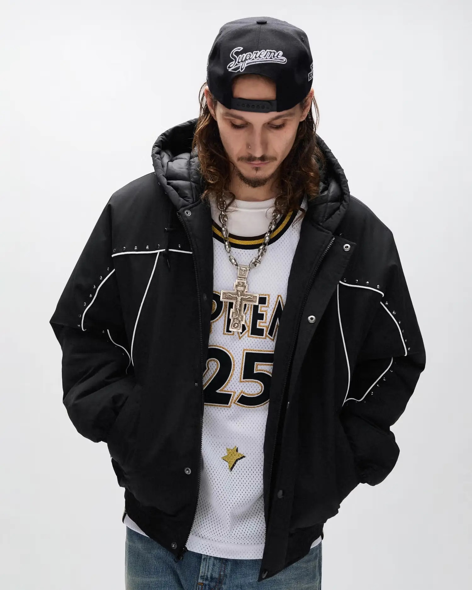 SS25 Supreme World Famous S Logo 6-Panel - 6パネル キャップ