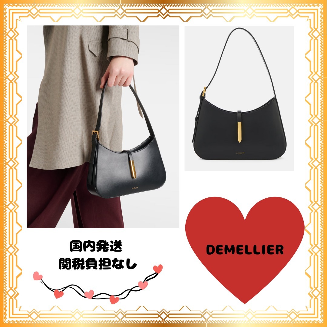 ◆DEMELLIER◆東京レザーショルダーバッグ