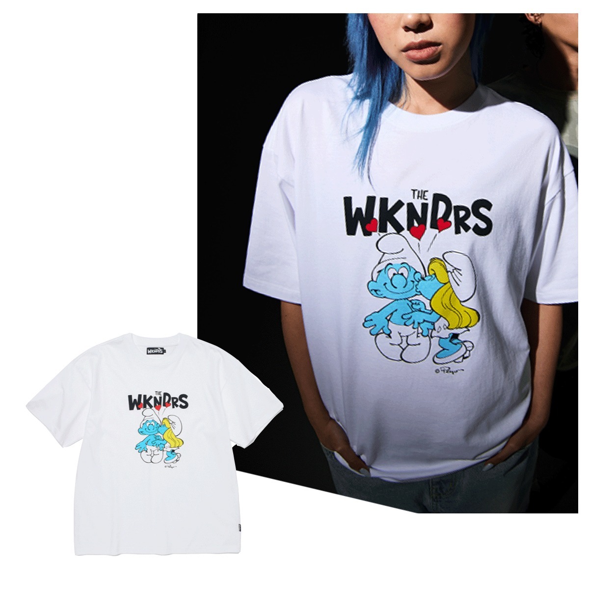Tシャツ・カットソー WKNDRS LOVER T-SHIRT SA966