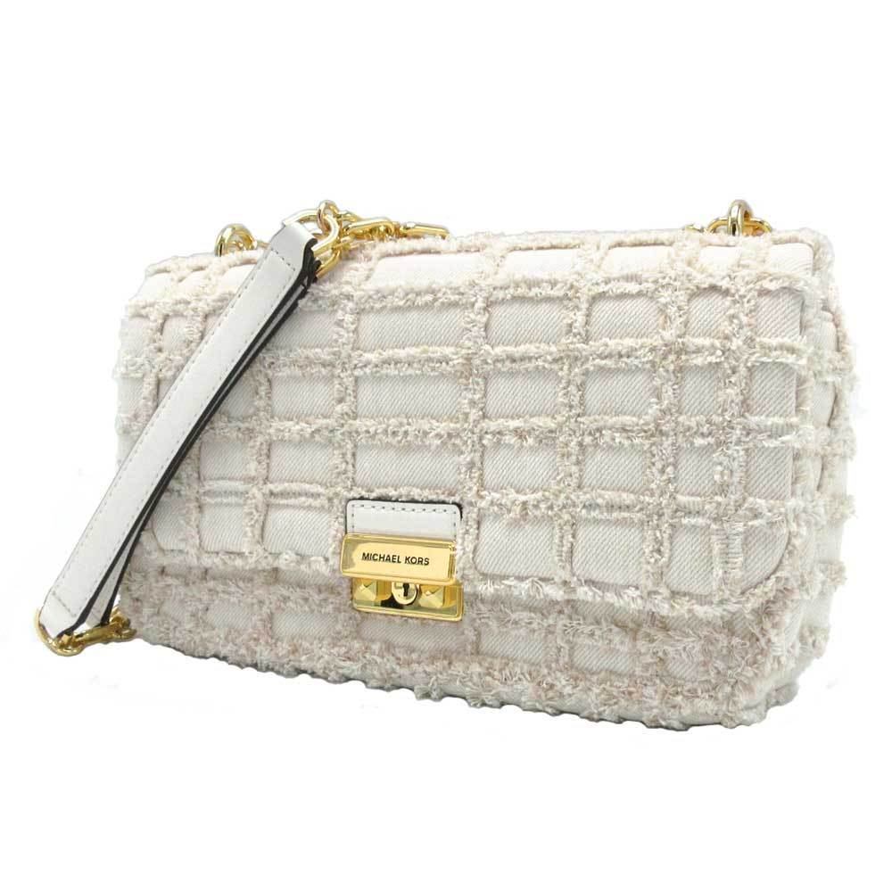 国内即送MichaelKors フレイドデニムラージショルダー30S4G2RL7C