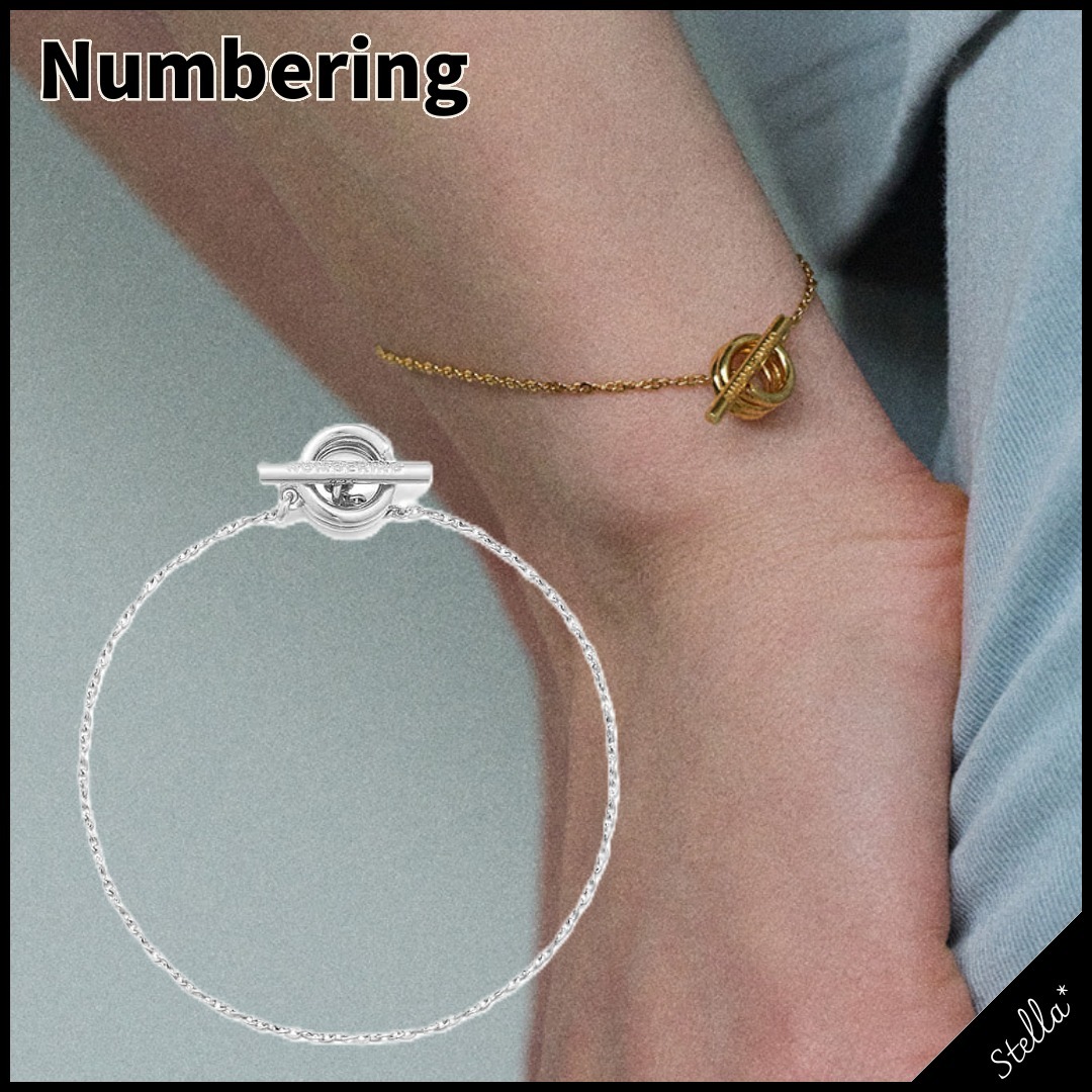 ■NUMBERING■大人気 コイルトグルチェーンブレスレット 2カラー