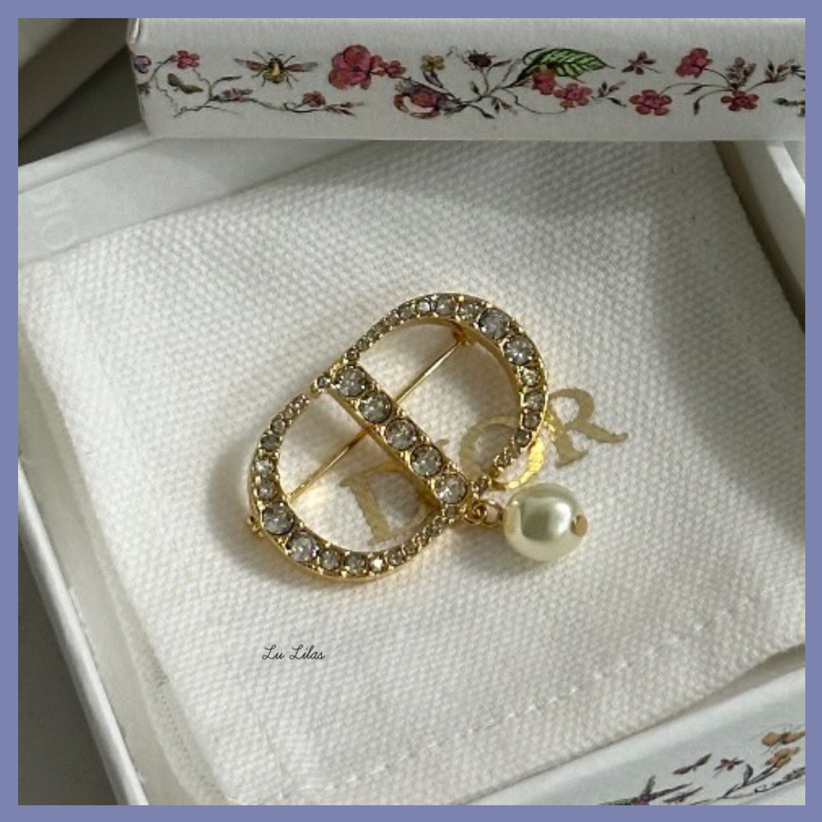 【国内発送☆華やか】DIOR Petit CD ブローチ