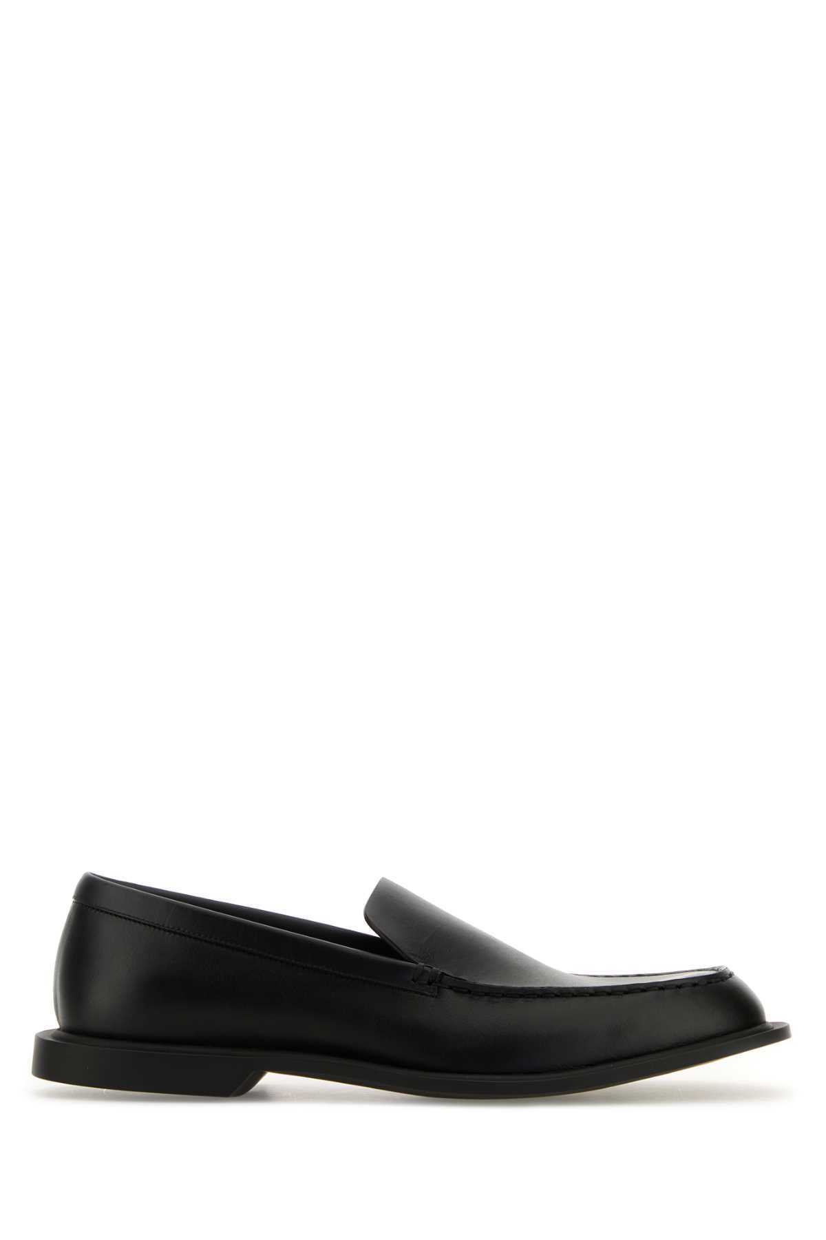 【送料&関税込】The Row Black Leather Nic Loafers