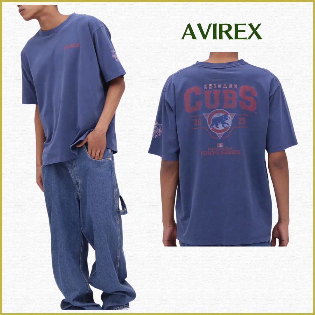 国内発送【AVIREX】東京シリーズ カブス 半袖Tシャツ