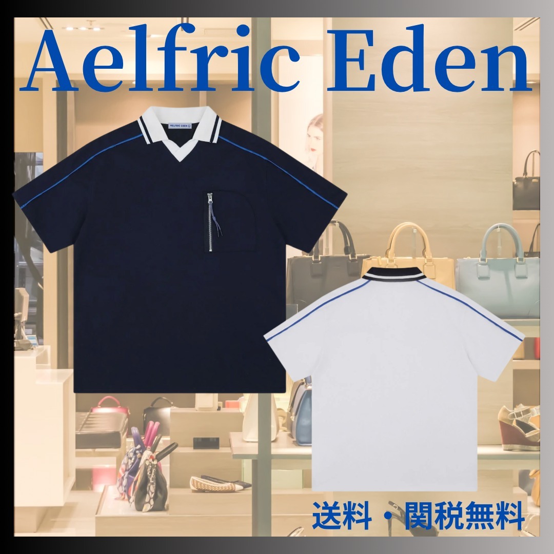 ◆Aelfric Eden◆ベーシック Vネック ポロシャ