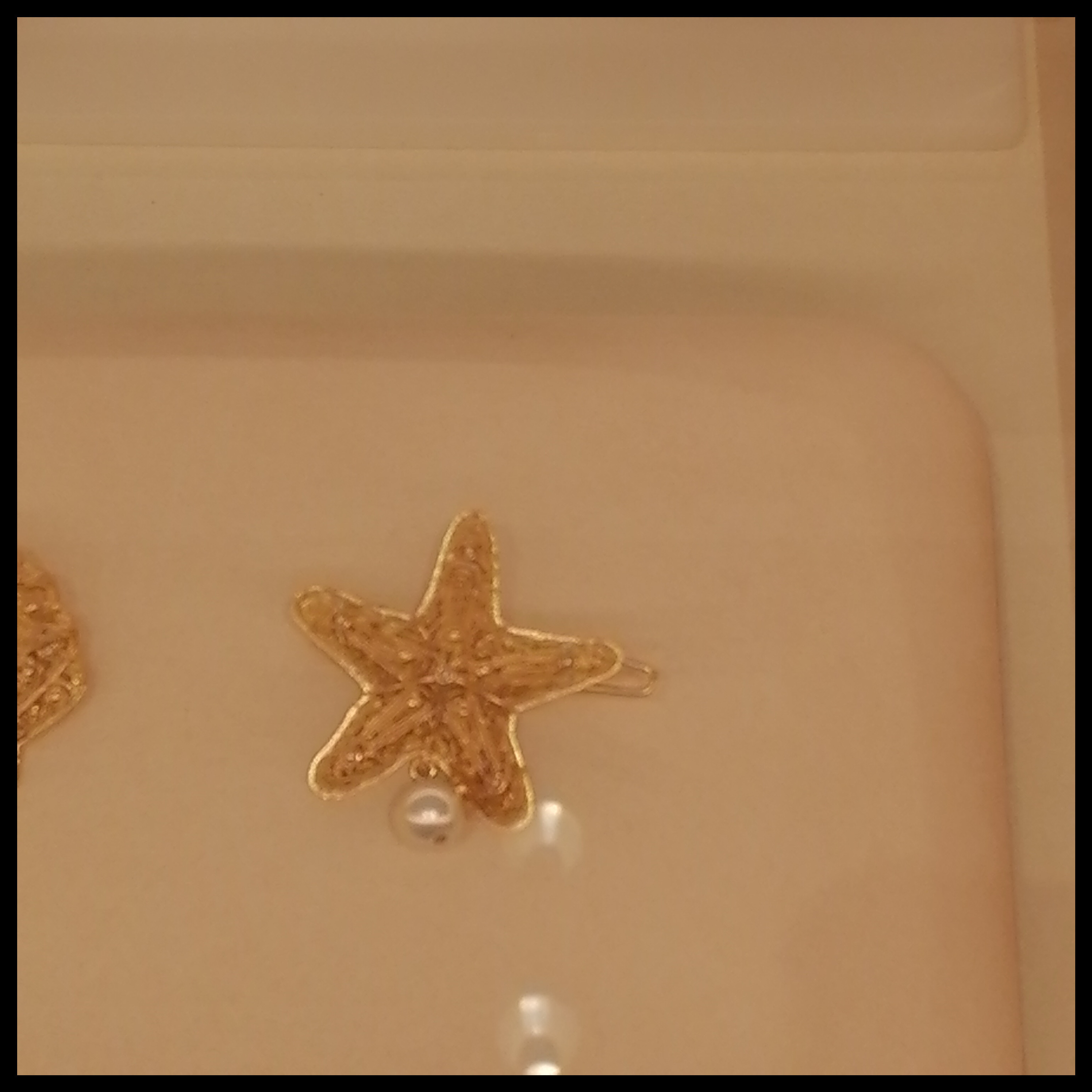 ◆Dior◆Dior Cabinet de Curiositesバレッタメタルレジンパール