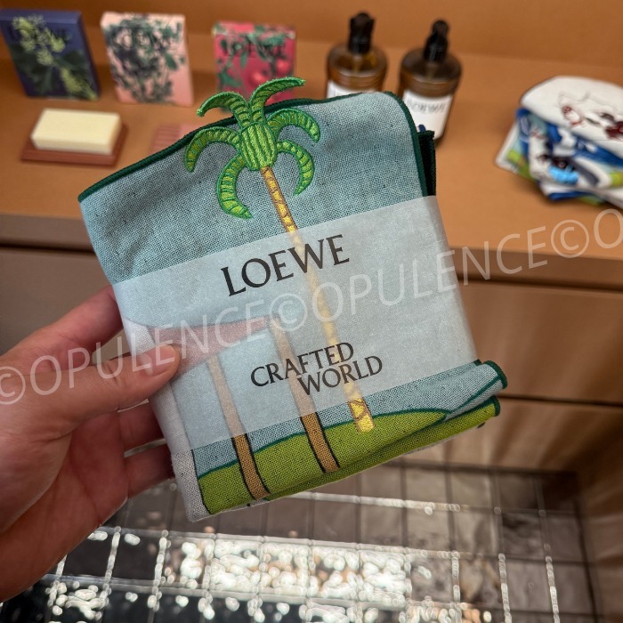 数量限定 LOEWE ロエベ クラフテッド ワールド展 ハンカチ3枚