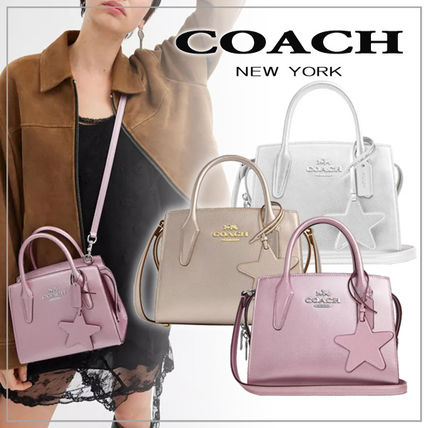 シルバー（銀色）系 Coach(コーチ) トートバッグ(レディース