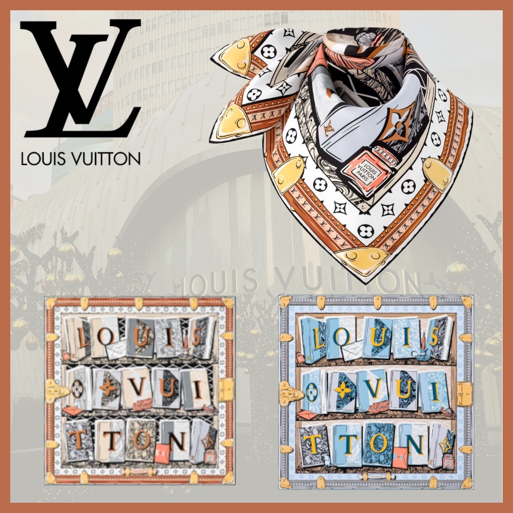【コーデのアクセント♪】LV カレ70・LV ライブラリー