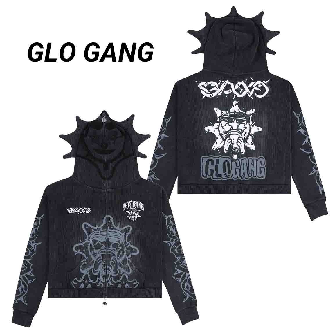 ◆GLOGANG◆Glory Thorn Full ジップ 長袖パーカー 送料込