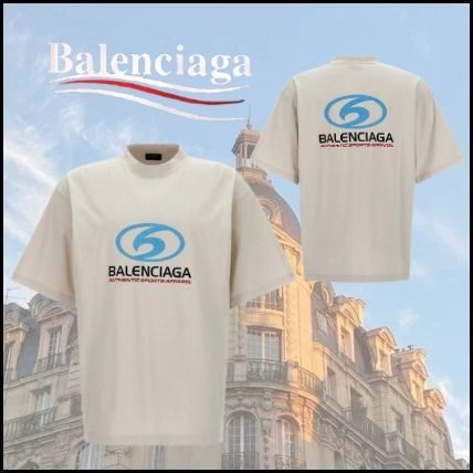 BALENCIAGA ロゴプリントTシャツ ベージュ 大人気 数量限定 New Tape Type T-shirt Medium Fit in Black | Balenciaga US