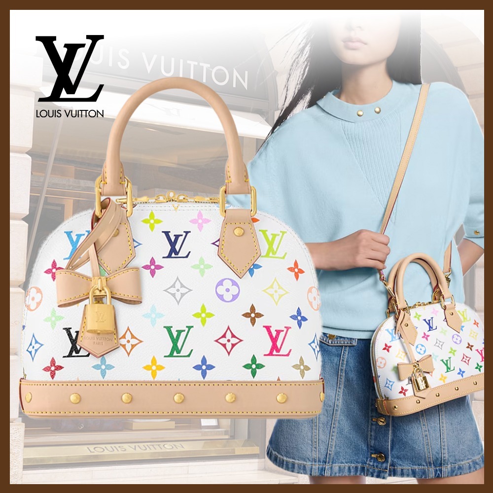 【レザーリボンが可愛い☆】LV x TM アルマ BB バッグ