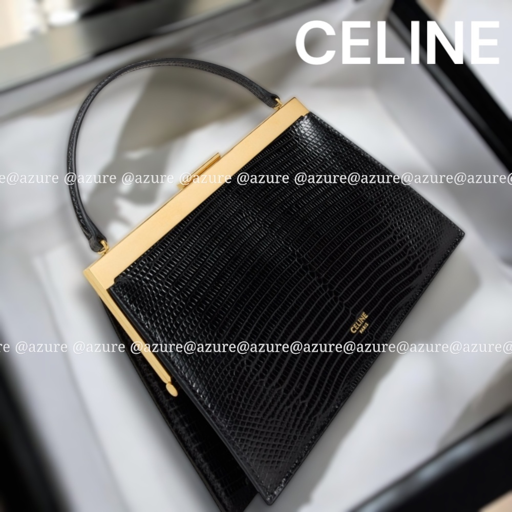 直営ショッパー付♪CELINE スモール オーグスティーヌ リザード