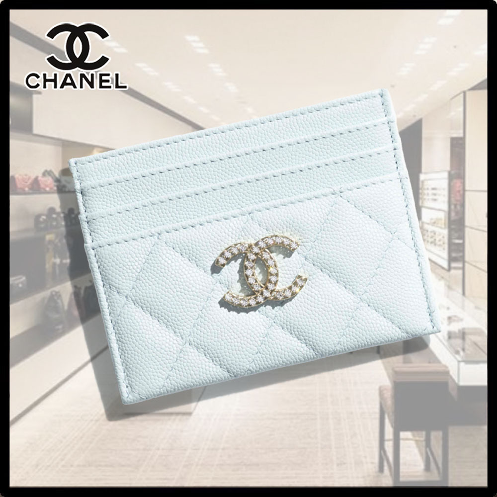 【キラキラCCロゴ☆可愛い】★CHANEL★カードケース