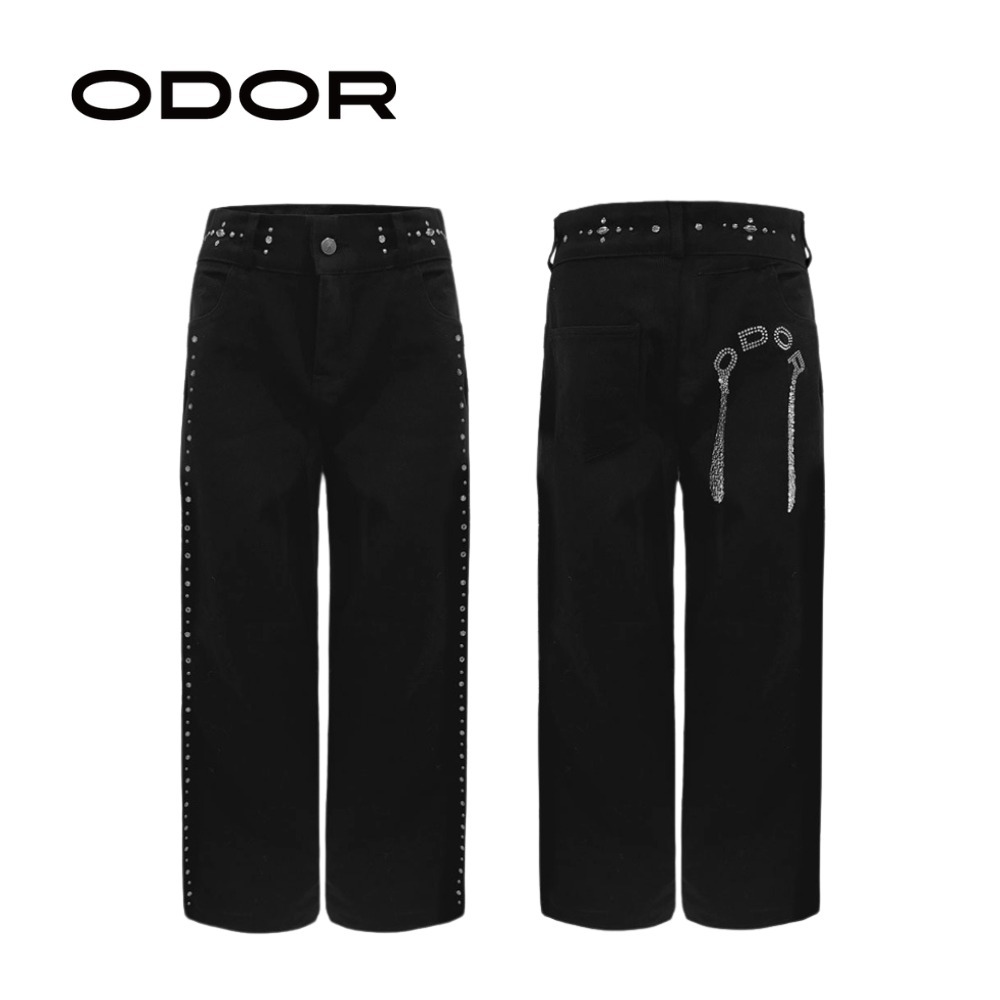 ★ODOR★【送料0/関税0】 Cris studded pants