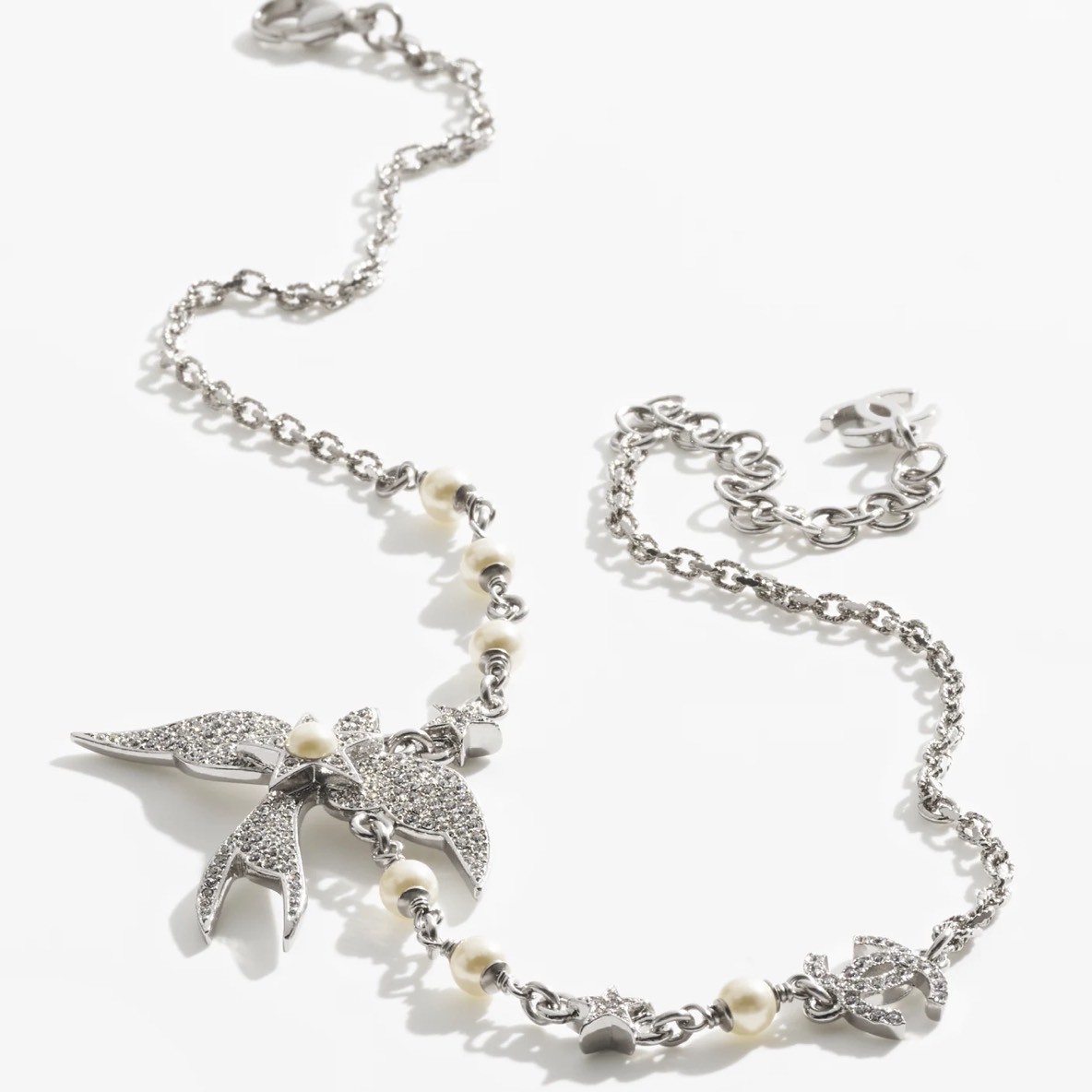 【お洒落な鳥モチーフ♪】CHANEL《ネックレス》