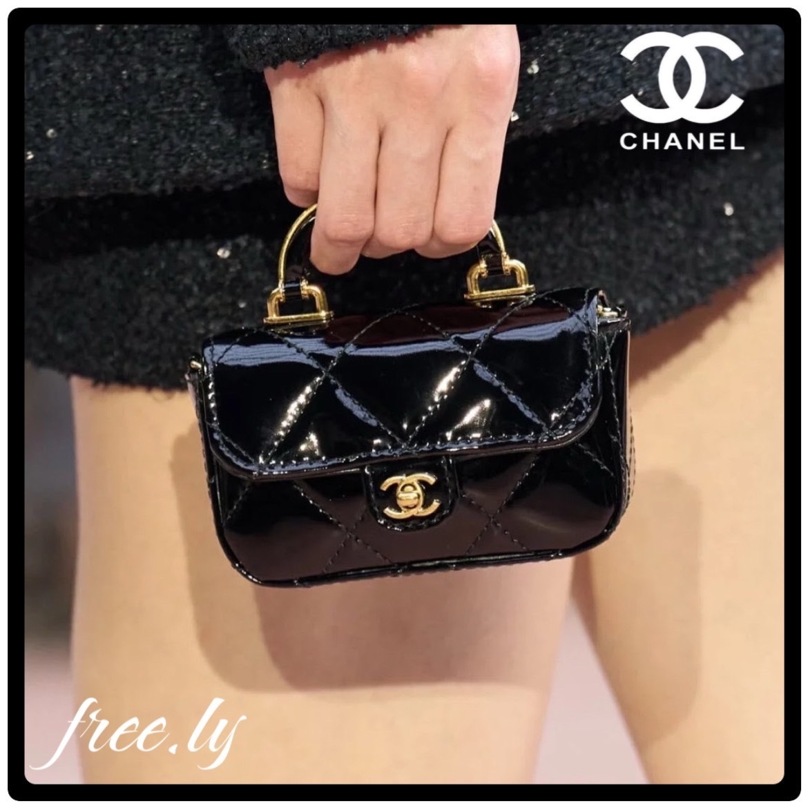 【miniサイズで可愛いさ抜群♡】CHANEL ハンドバッグ