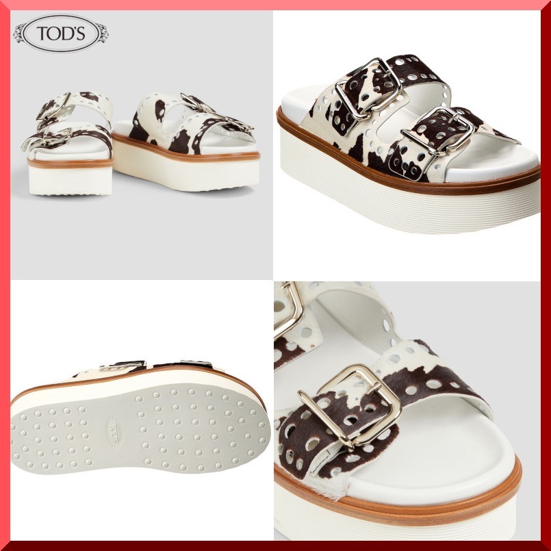 VIP価格☆【TOD'S】プラットフォーム サンダル 関税/送料込み
