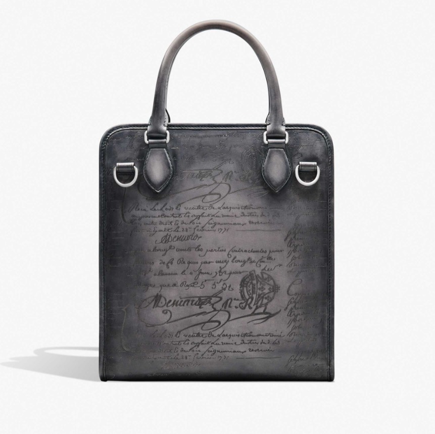 【BERLUTI】プルミエジュール カバ スクリット 2wayトートバック BERLUTI】プルミエジュール カバ スクリット 2wayトートバック