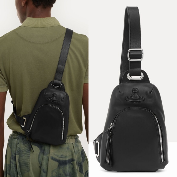 ★ vivienne westwood SLING レザー クロスボディバッグ ★