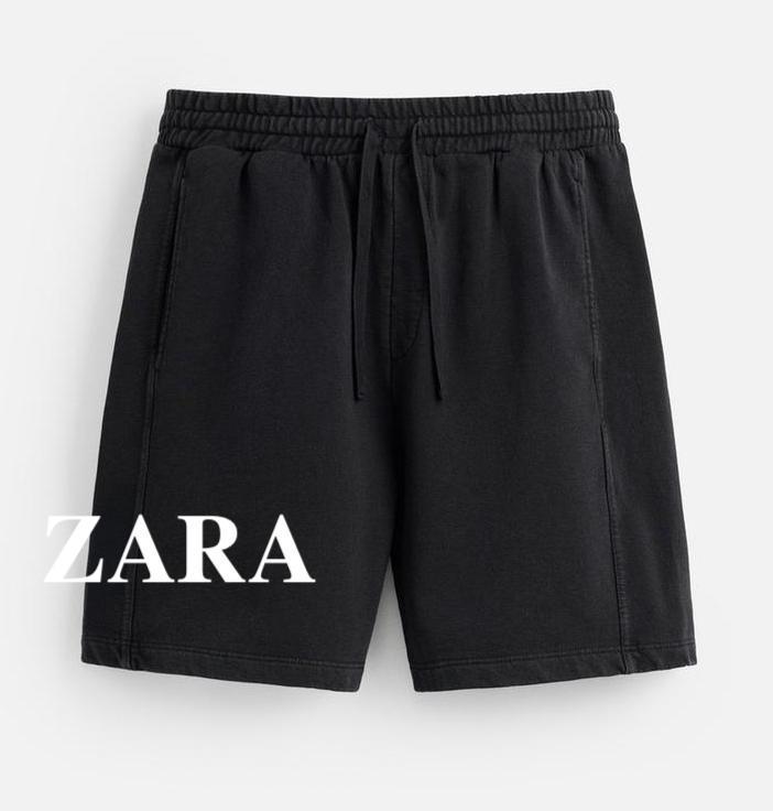 ★ドイツ発*ZARA*新作*ウォッシュ加工スウェットショーツ/AG★