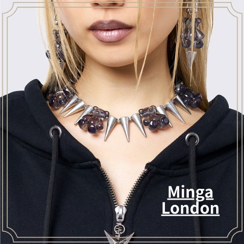 【Minga London】スパイクカドル ネックレス