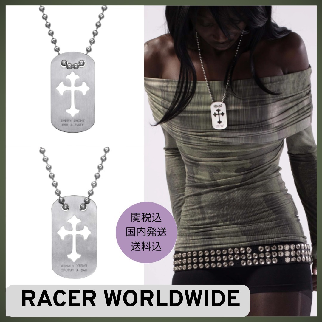 【Racer Worldwide】Army タグ チェーン ネックレス ペンダント