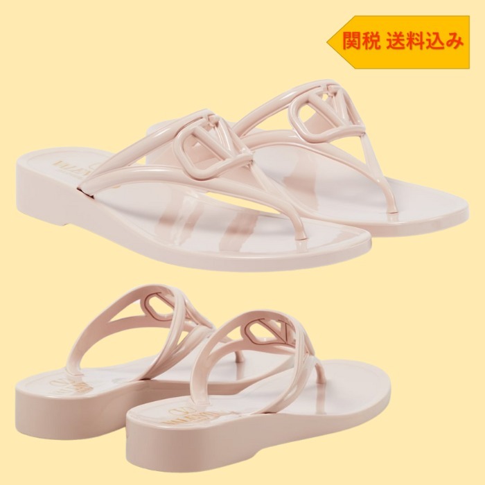 【VALENTINO GARAVANI】VLogo シグネチャー PVC サンダル