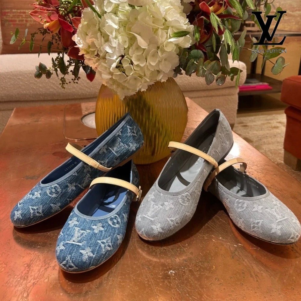 【大人お洒落で履きやすい♪】LOUIS VUITTON★Romy バレリーナ