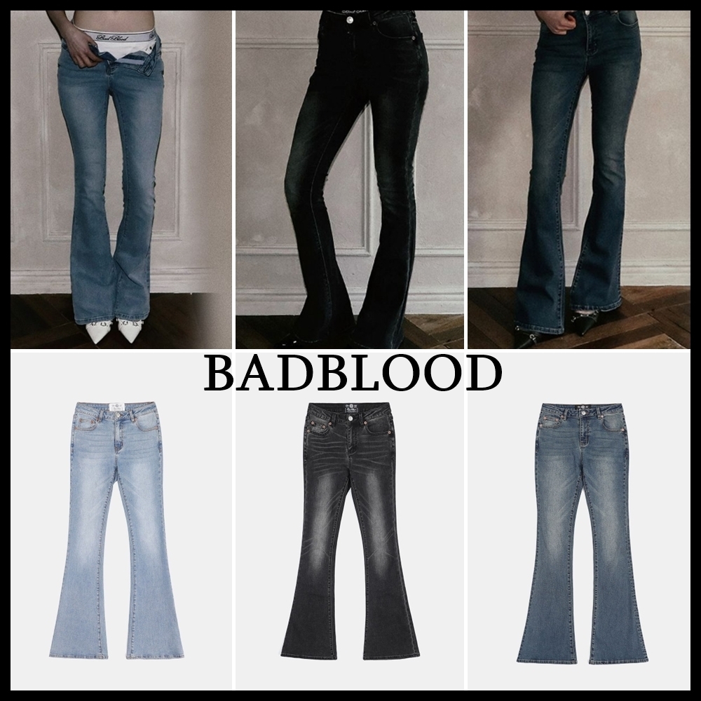 【BADBLOOD】 0119 Low Rise Bootcut Cut Jeans ☆大人気☆