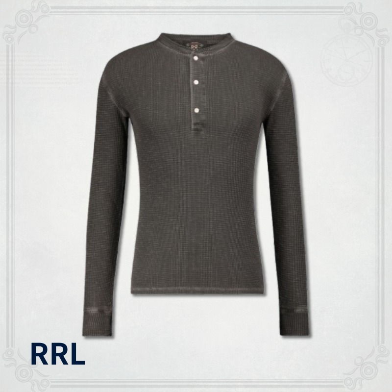 【RRL】ヘンリー・ロングスリーブTシャツ