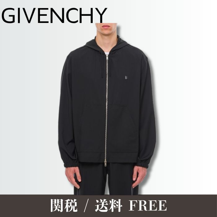 【売れ筋】GIVENCHY フルジップ フード スウェット シャツ