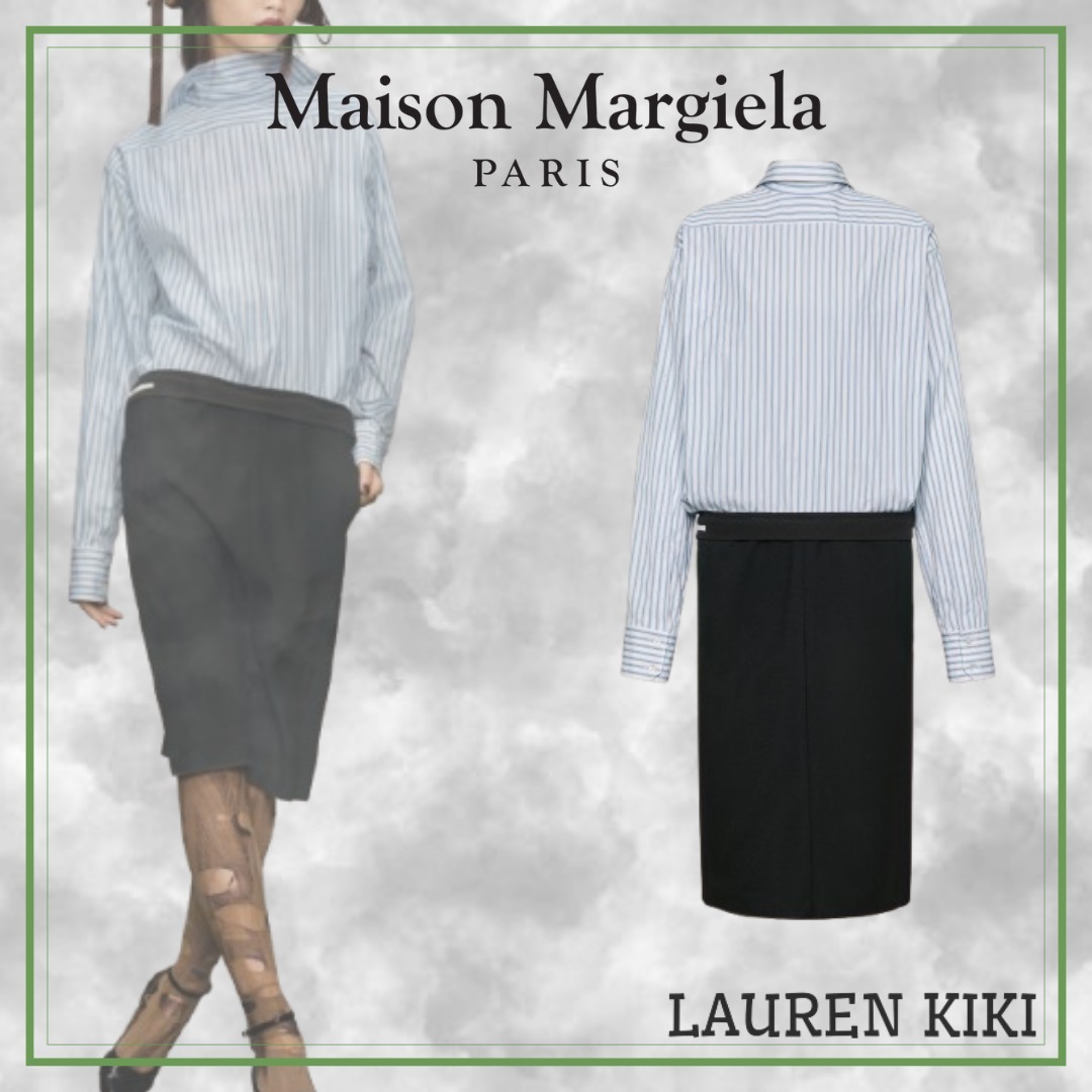 【関税込＆追跡】Maison Margielaストライプ シャツドレス Maison Margiela / メゾンマルジェラ | 2020SS | STRIPED SHIRT
