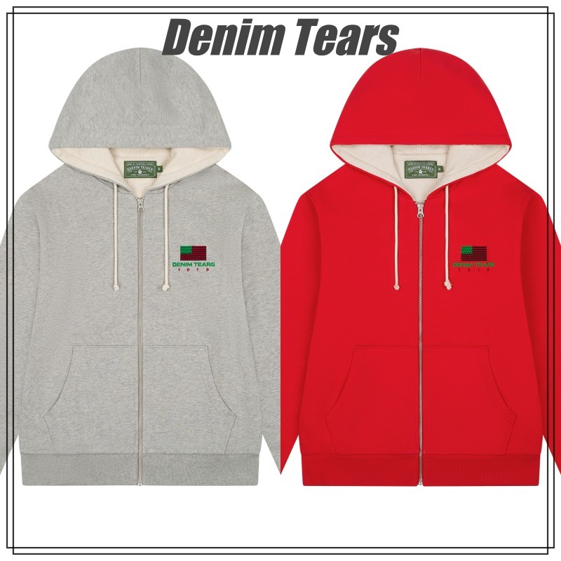 Denim Tears ジップフード付長袖パーカー 関税送料込み