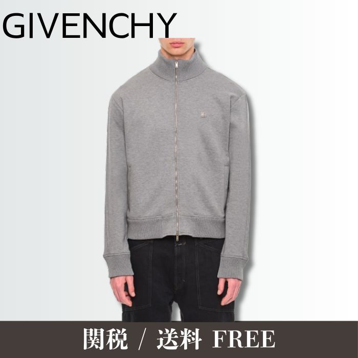 【定番】GIVENCHY グレー ジップアップ フーディ