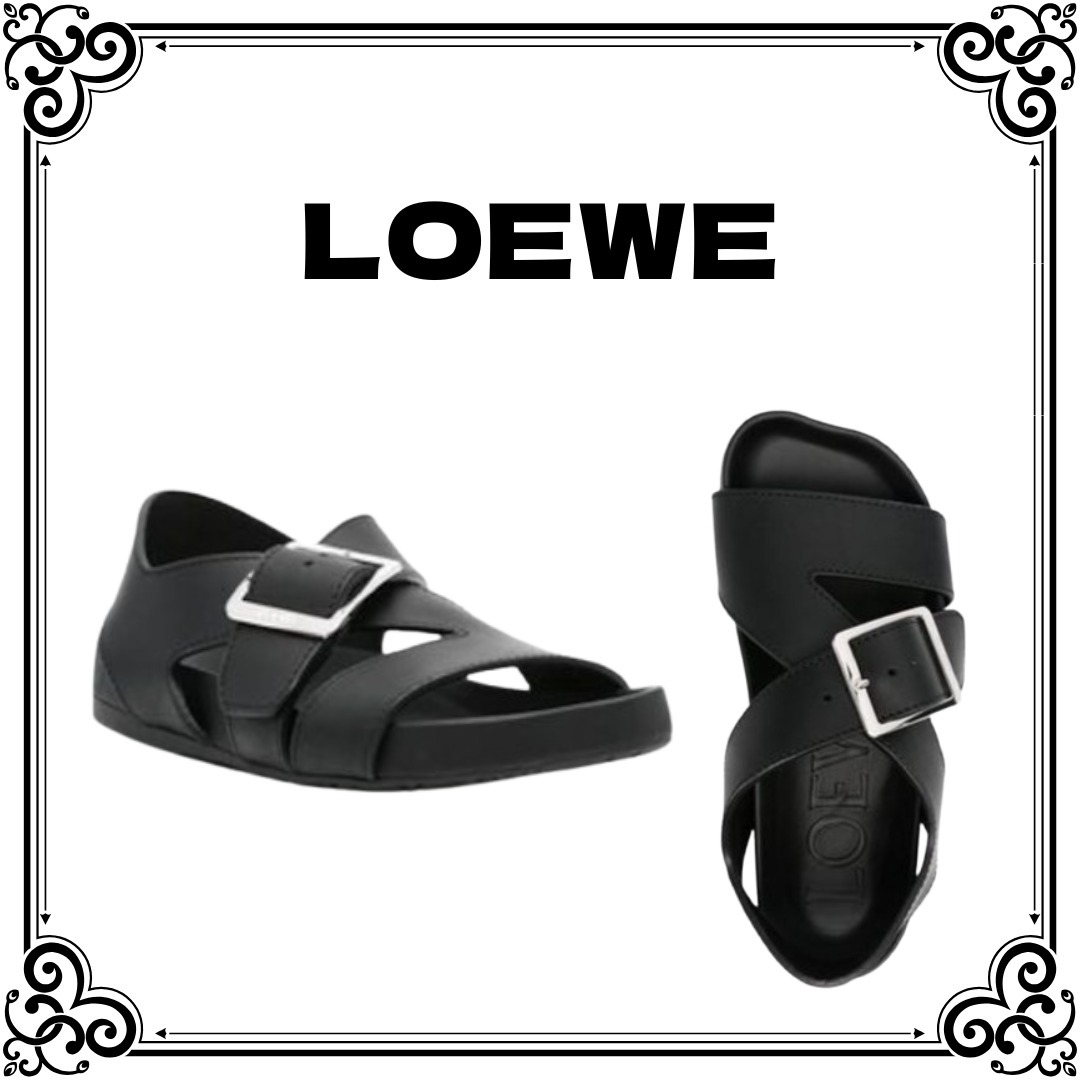 LOEWE Ease Buckle レザーサンダル