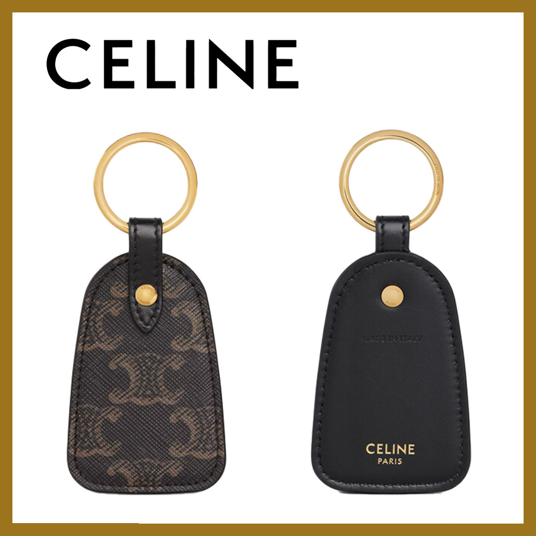 耐久性と美しさ◎*CELINE*キーホルダー*トリオンフキャンバス